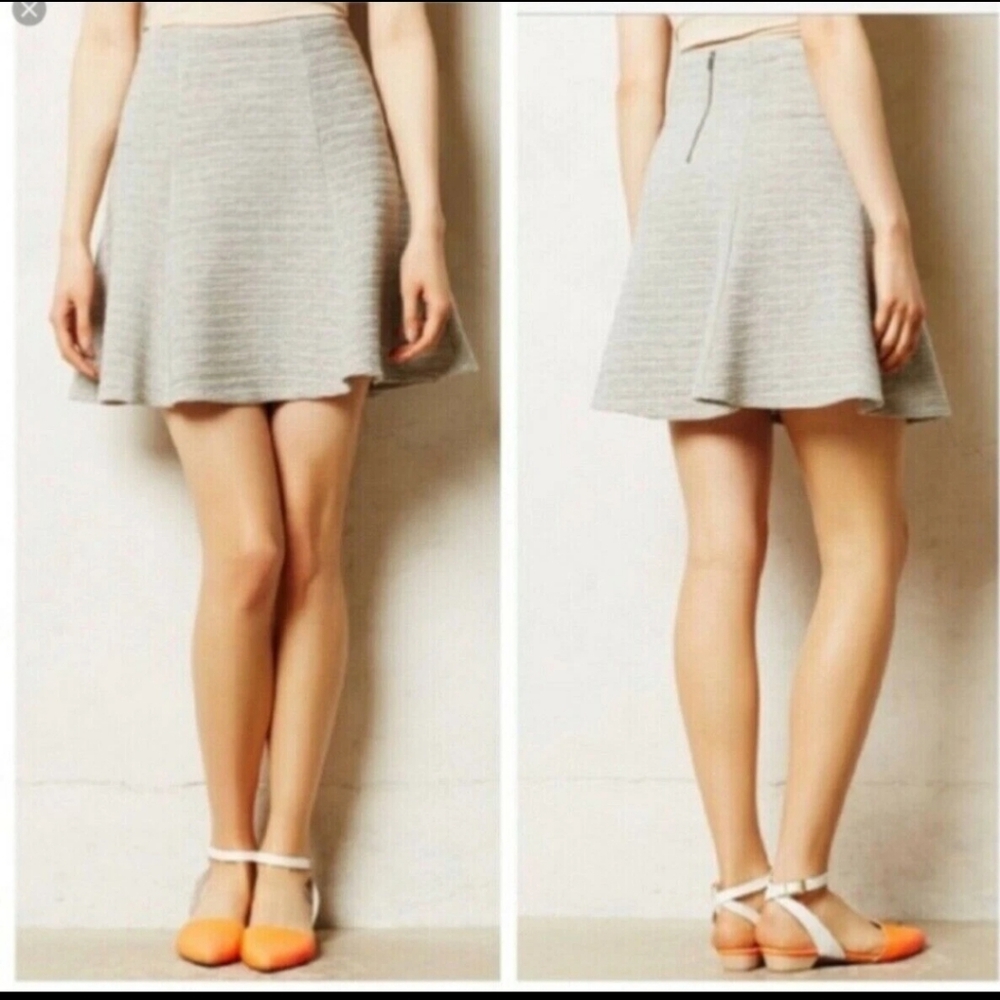 Anthropologie Maeve Crosstown Swing Skirt - Size Large
